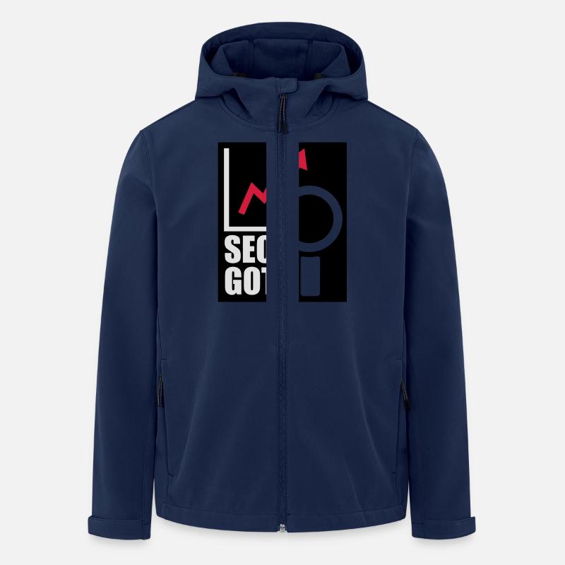 seo - Recycelte Männer Softshell-Jacke von Stanley/Stella - Navy