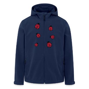 Little Ladybug - Men’s Recycled Softshell Jacket by Stanley/Stella - navy - Front - AI Model Male 185 light (185cm)
