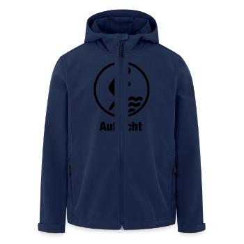 Aufsicht III Bademeister - Recycelte Männer Softshell-Jacke von Stanley/Stella - Navy - Vorne - AI Model Male 185 light (185cm)