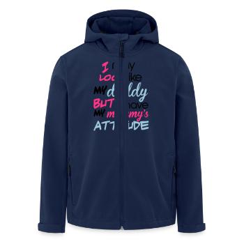 Kids - Recycelte Männer Softshell-Jacke von Stanley/Stella - Navy - Vorne - AI Model Male 185 light (185cm)