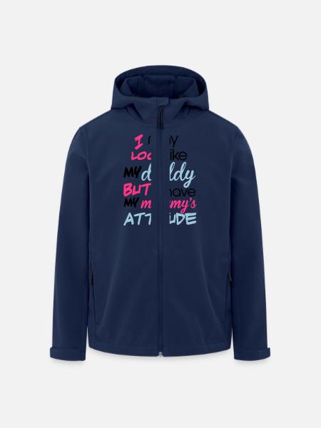 Kids - Veste softshell homme en polyester recyclé Stanley/Stella - marine