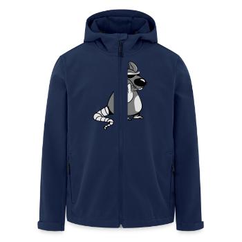 Doigts Stinky de Rat Funny Lunettes de soleil Cool - Veste softshell homme en polyester recyclé Stanley/Stella - marine - Devant - AI Model Male 185 light (185cm)