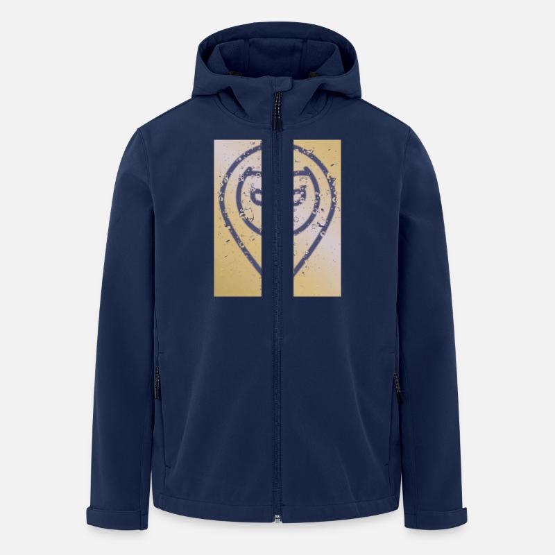 Randonautica - Regeneffekt - Recycelte Männer Softshell-Jacke von Stanley/Stella - Navy