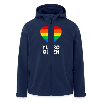 Lecker - Recycelte Männer Softshell-Jacke von Stanley/Stella - Navy - Vorne - AI Model Male 185 light (185cm)