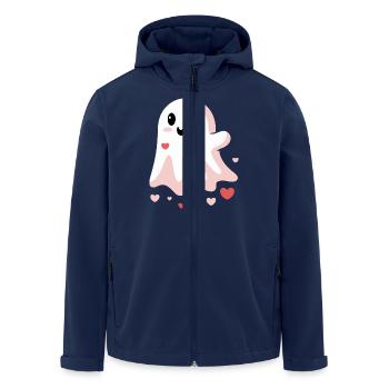 Niedlicher Liebesgeist - Recycelte Männer Softshell-Jacke von Stanley/Stella - Navy - Vorne - AI Model Male 185 light (185cm)