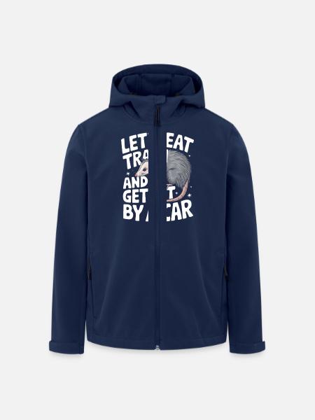 Opossum Possum Tier - Recycelte Männer Softshell-Jacke von Stanley/Stella - Navy