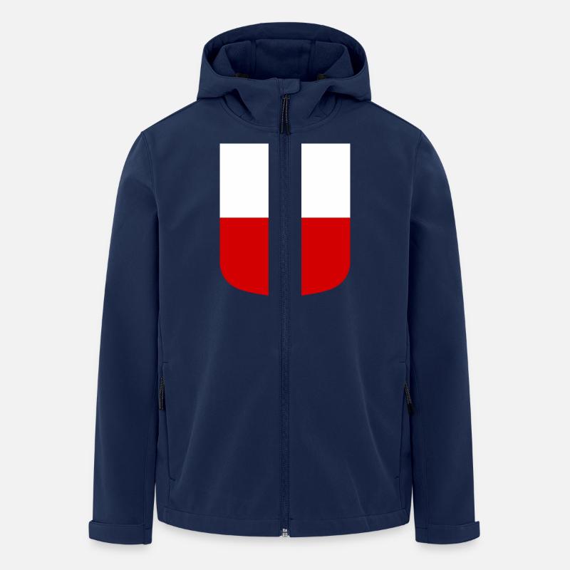 Thuringe - Veste softshell homme en polyester recyclé Stanley/Stella - marine