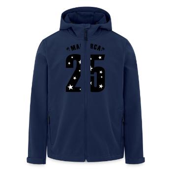 Mallorca 25 -Trikot 2025 - Recycelte Männer Softshell-Jacke von Stanley/Stella - Navy - Vorne - AI Model Male 185 light (185cm)