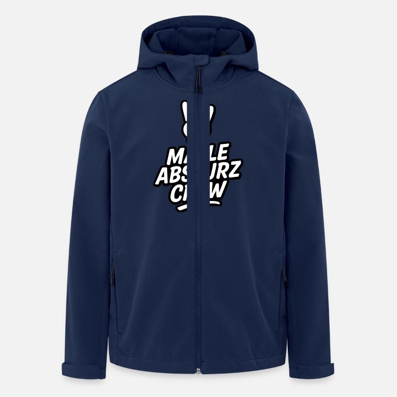 Malle Absturz Crew - Recycelte Männer Softshell-Jacke von Stanley/Stella - Navy