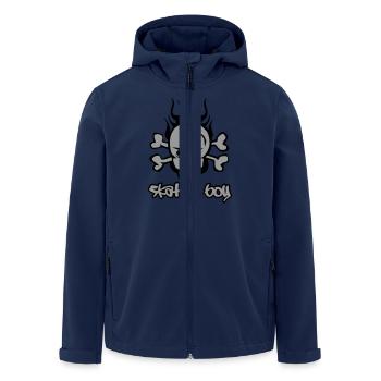 Skater Boy - Veste softshell homme en polyester recyclé Stanley/Stella - marine - Devant - AI Model Male 185 light (185cm)