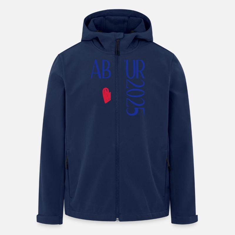 Abitur 2025 with heart - Men’s Recycled Softshell Jacket by Stanley/Stella - navy