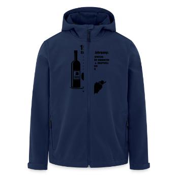 Geburtstag Jahrgang 1973 - Recycelte Männer Softshell-Jacke von Stanley/Stella - Navy - Vorne - AI Model Male 185 light (185cm)