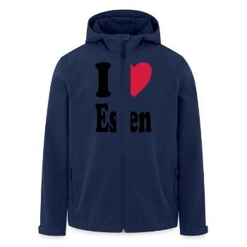 J'adore la nourriture - Veste softshell homme en polyester recyclé Stanley/Stella - marine - Devant - AI Model Male 185 light (185cm)