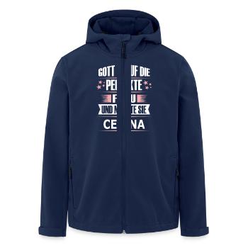 CELINA - Recycelte Männer Softshell-Jacke von Stanley/Stella - Navy - Vorne - AI Model Male 185 light (185cm)