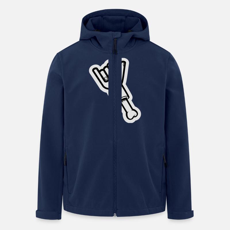 Bone - Recycelte Männer Softshell-Jacke von Stanley/Stella - Navy
