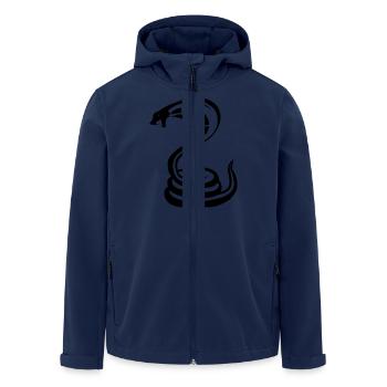 Cobra - Veste softshell homme en polyester recyclé Stanley/Stella - marine - Devant - AI Model Male 185 light (185cm)