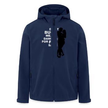Don t bugg me I m dancing for fox sake - Men’s Recycled Softshell Jacket by Stanley/Stella - navy - Front - AI Model Male 185 light (185cm)
