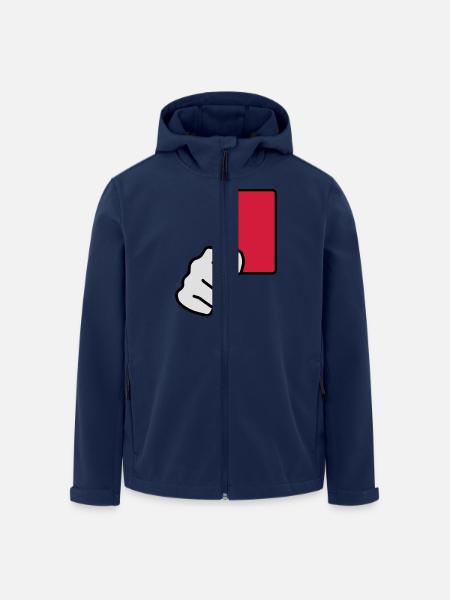 rote_karte__f3 - Men’s Recycled Softshell Jacket by Stanley/Stella - navy