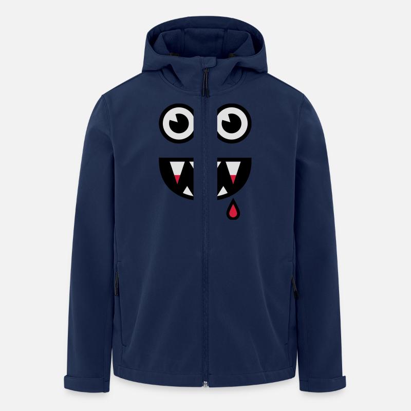 Kleiner Vampir / Little Vampire - Recycelte Männer Softshell-Jacke von Stanley/Stella - Navy
