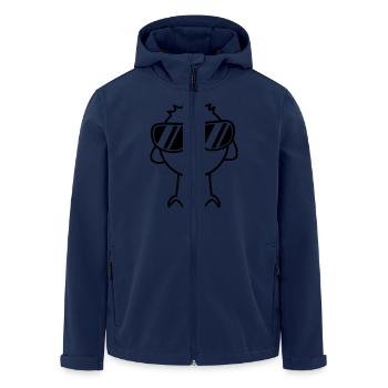 Poussin frais - Veste softshell homme en polyester recyclé Stanley/Stella - marine - Devant - AI Model Male 185 light (185cm)