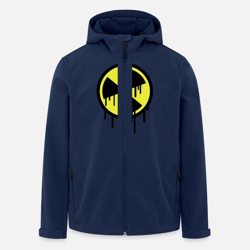 Atom Symbol Graffiti - Men’s Recycled Softshell Jacket by Stanley/Stella - navy