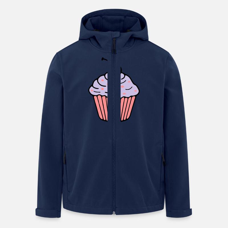 Cupcake - Recycelte Männer Softshell-Jacke von Stanley/Stella - Navy
