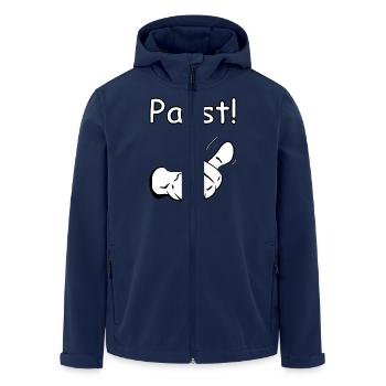 Passt! - Recycelte Männer Softshell-Jacke von Stanley/Stella - Navy - Vorne - AI Model Male 185 light (185cm)