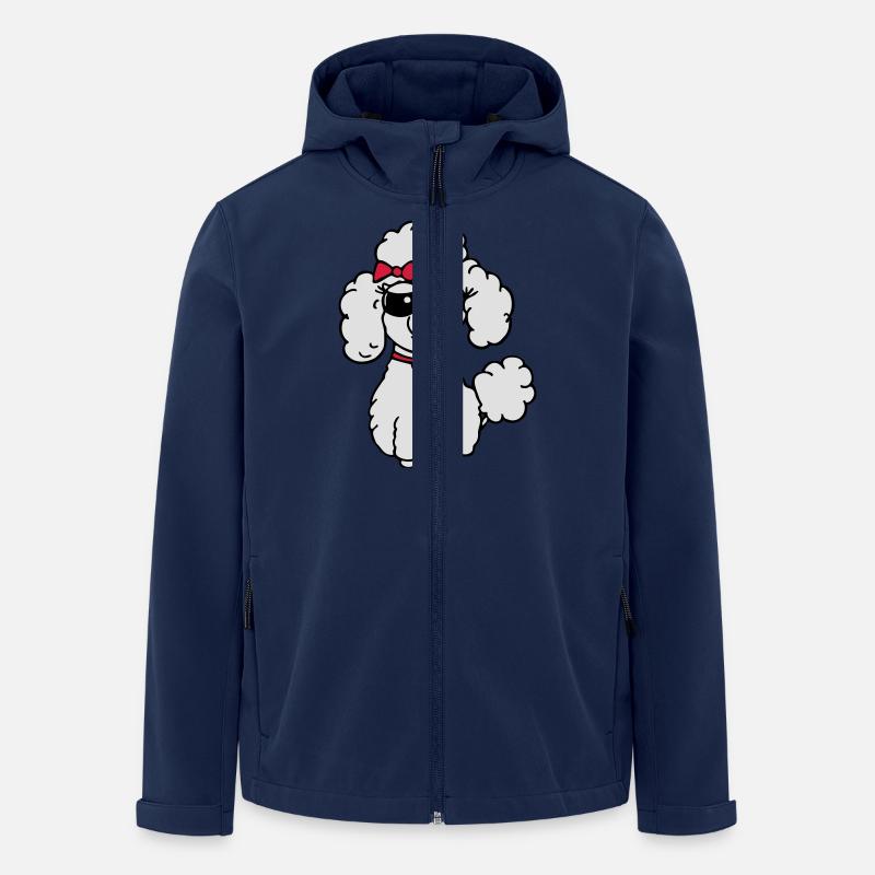 pudel 3 - Recycelte Männer Softshell-Jacke von Stanley/Stella - Navy