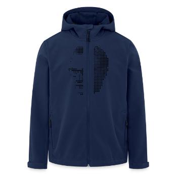 Bekannte Personen: K. Zuse - Veste softshell homme en polyester recyclé Stanley/Stella - marine - Devant - AI Model Male 185 light (185cm)