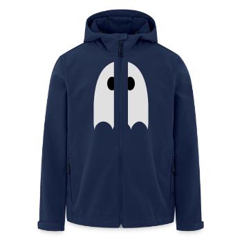 Gespenst - Recycelte Männer Softshell-Jacke von Stanley/Stella - Navy - Vorne - AI Model Male 185 light (185cm)