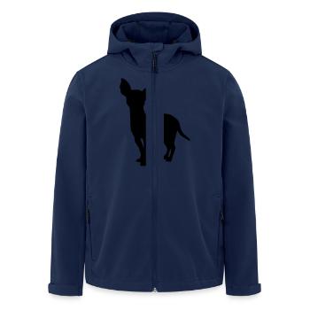 Chihuahua - Men’s Recycled Softshell Jacket by Stanley/Stella - navy - Front - AI Model Male 185 light (185cm)