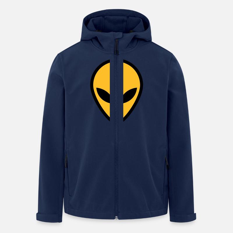 alieno - Giacca softshell uomo in poliestere riciclato di Stanley/Stella - navy