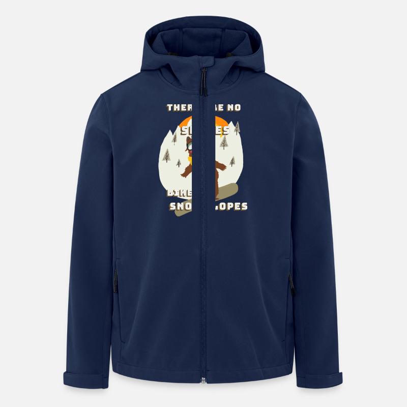 slopes - Men’s Recycled Softshell Jacket by Stanley/Stella - navy