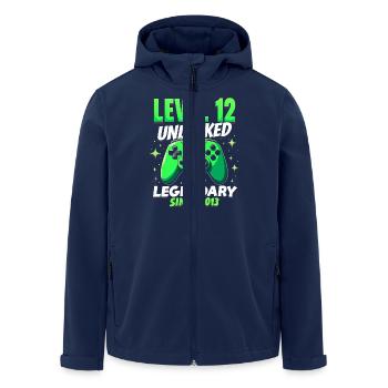 Level 12 Birthday Young Gamer Funny 2013 - Men’s Recycled Softshell Jacket by Stanley/Stella - navy - Front - AI Model Male 185 light (185cm)