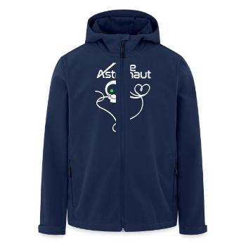 Seok Jin Die Astronaut Tour Konzert - Recycelte Männer Softshell-Jacke von Stanley/Stella - Navy - Vorne - AI Model Male 185 light (185cm)