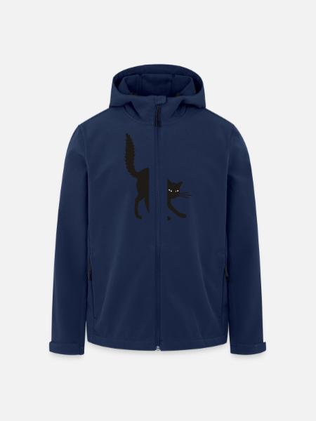 Katzenbuckel - Recycelte Männer Softshell-Jacke von Stanley/Stella - Navy
