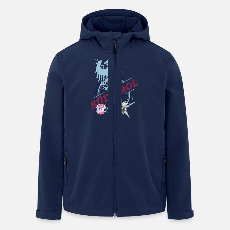 SÜDTIROL - Recycelte Männer Softshell-Jacke von Stanley/Stella - Navy