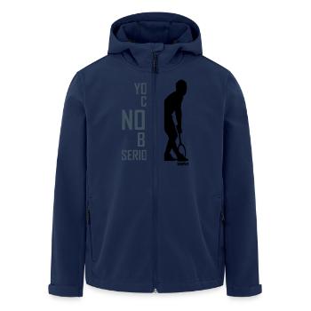 tennis mcenroe tribute - Men’s Recycled Softshell Jacket by Stanley/Stella - navy - Front - AI Model Male 185 light (185cm)
