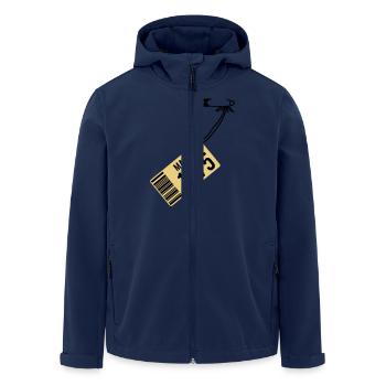 Geburtstag T-Shirt 1975 - Recycelte Männer Softshell-Jacke von Stanley/Stella - Navy - Vorne - AI Model Male 185 light (185cm)