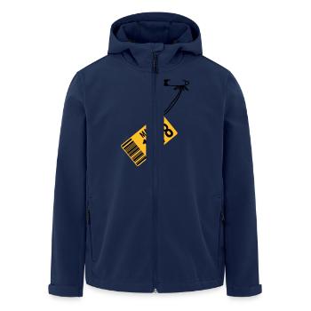 T-shirt anniversaire 1978 - Veste softshell homme en polyester recyclé Stanley/Stella - marine - Devant - AI Model Male 185 light (185cm)