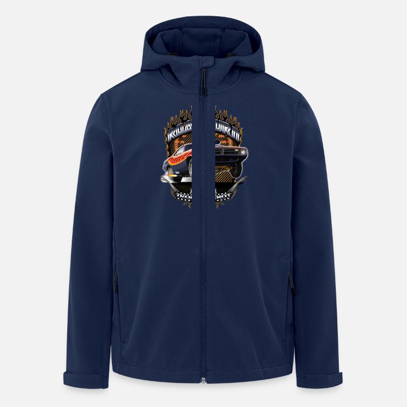 Barracuda Road Burn - Recycelte Männer Softshell-Jacke von Stanley/Stella - Navy