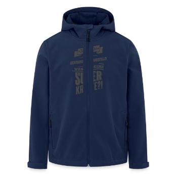 NEU Superpower Rechtsanwaltsfachangestellte - Recycelte Männer Softshell-Jacke von Stanley/Stella - Navy - Vorne - AI Model Male 185 light (185cm)