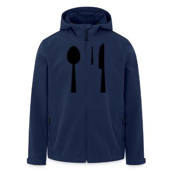 Couverts de table - Veste softshell homme en polyester recyclé Stanley/Stella - marine - Devant - AI Model Male 185 light (185cm)