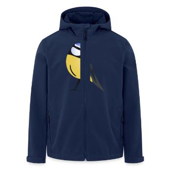 Blaumeise2 - Recycelte Männer Softshell-Jacke von Stanley/Stella - Navy - Vorne - AI Model Male 185 light (185cm)