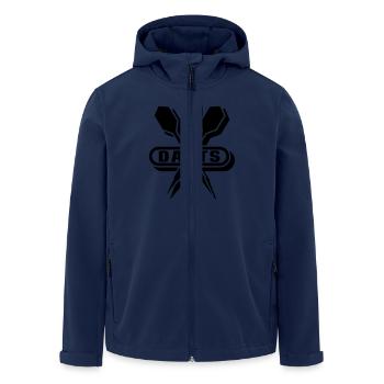 darts1__f1 - Veste softshell homme en polyester recyclé Stanley/Stella - marine - Devant - AI Model Male 185 light (185cm)