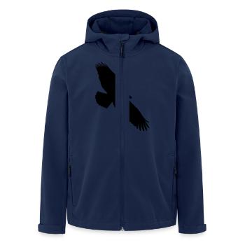 eagle - Men’s Recycled Softshell Jacket by Stanley/Stella - navy - Front - AI Model Male 185 light (185cm)