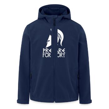 Sparta Préparation pour la gloire - Veste softshell homme en polyester recyclé Stanley/Stella - marine - Devant - AI Model Male 185 light (185cm)