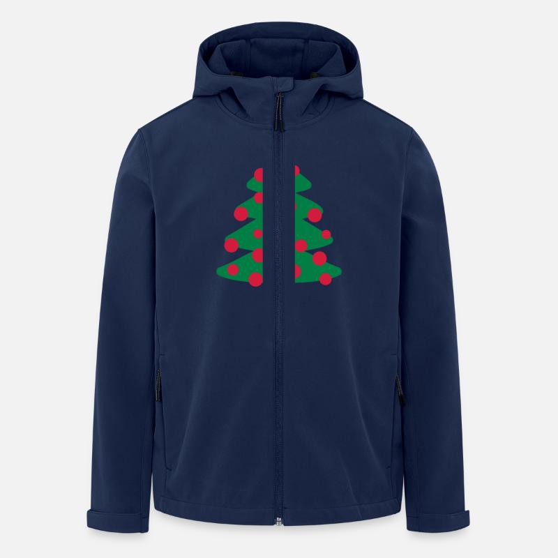Christmas tree - Men’s Recycled Softshell Jacket by Stanley/Stella - navy