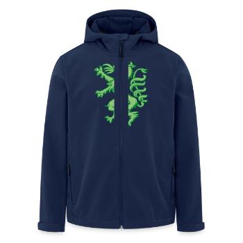 steirischer Panther Wappen Steiermark Geschenk - Recycelte Männer Softshell-Jacke von Stanley/Stella - Navy - Vorne - AI Model Male 185 light (185cm)