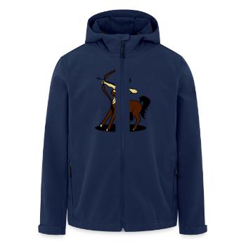 Fille de Centaure Sagittaire horoscope Amazon - Veste softshell homme en polyester recyclé Stanley/Stella - marine - Devant - AI Model Male 185 light (185cm)